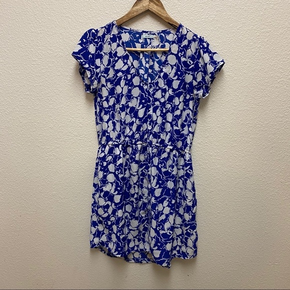 Kimchi Blue Buttoned Floral Dress Large - Picture 1 of 4